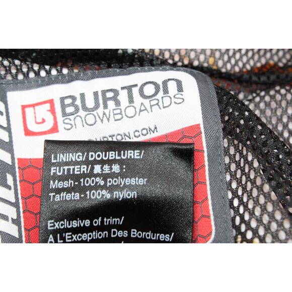 B5 New TACTIC BURTON SNOWBOARD Outerwear Stretch Yellow Hooded Jacket Size XS - Picture 8 of 12